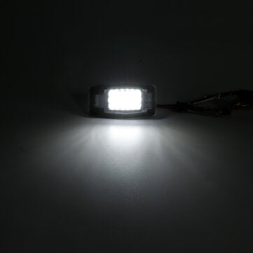 LED License Number Plate Lamp Lights For Miata MX-5 MPV NB Protege Ford Escape