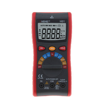 ANENG H01 4000Counts Auto Range Digital Multimeter AC/DC Voltage, AC/DC Current, Resistance, Capacit