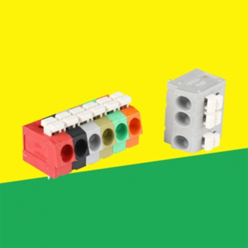 10PCS BEST 2 Pin Plug-in Brass Wire Connector Terminals LED Flame Retardant Terminal Block Connector