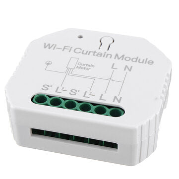 MoesHouse MS-108 WiFi Mini Smart Curtain Switch Module Roller Blinds Shutter Motor Smart Life Tuya A