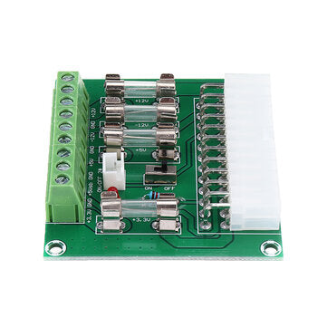 3Pcs ATX Power Adapter ATX Computer PC Power Board Power Supply DC Plug Connector +3.3V +5V -12V +12