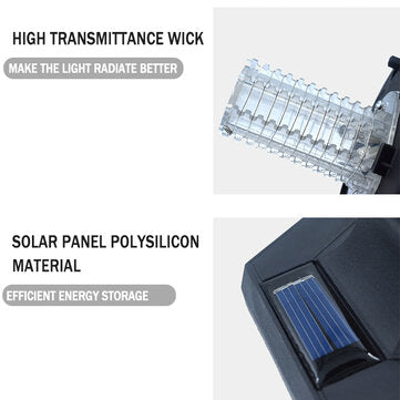 Waterproof Solar Panel LED Mosquito Lamp Light-Control Fly Bug Insect Zapper Killer Trap Light for O