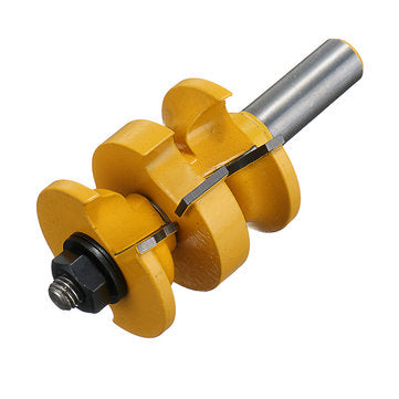 Drillpro 3pcs 1/2 Inch Shank Entrance Rod and Ogee Router Bit Inner Door Assorted R / S Router Bit W