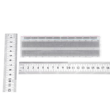 730 Holes Transparent Breadboard Protoboard DIY Kit Universal PCB Circuit Board Solderless