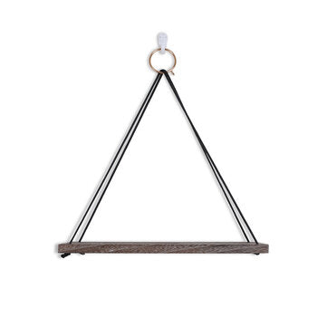 Hanging Shelf Storage Holder Plant Rack Wooden Bedroom Wall Mounted... (SIZE: L | COLOR: RETROCOLOR)