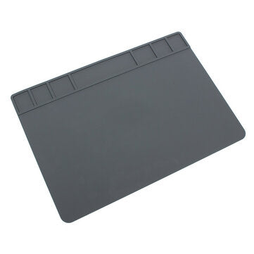 DANIU 49 x 35cm Big Size Magnets Heat Insulation Silicone Pad Soldering Repair Station Platform