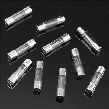 Excellway FT01 100Pcs 5x20mm Quick Blow Glass Tube Fuse Assorted Kits 0.25 - 6A