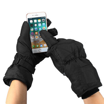 40 Electric Heated Gloves Waterproof Battery Power Fast Heating Motorcycle Scooter Bicycle Riding