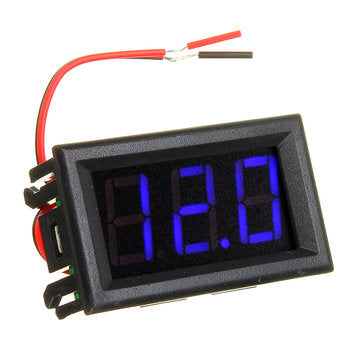 3pcs Blue 0.56 Inch Mini Digital Voltmeter DC 4.5V To 30V Digital Voltmeter Voltage Panel Meter For