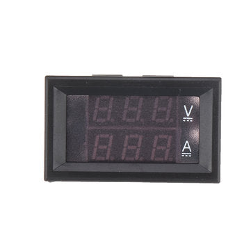 DC 0-200V 200A Digital Dual LED Voltmeter Ammete Voltage Current Panel Meter With 200A/75mV Shunt