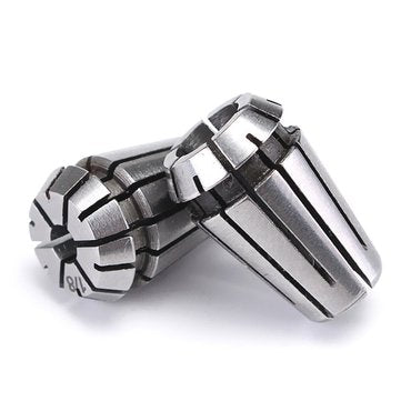 Drillpro 2pcs ER11 1/4 1/8 Inch Spring Collet Set for CNC Milling Lathe Tool Collet Chuck