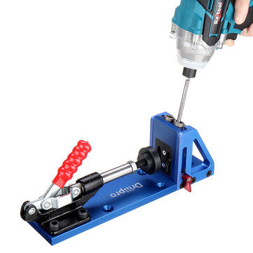 Drillpro DP-WD1 Woodworking Tool Pocket Hole Jig System with 9.5mm Oblique Hole Diameter Drill Hole
