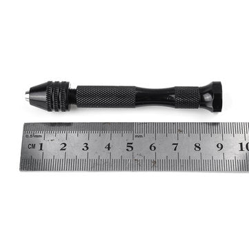 Mini Micro Hand Drill with 20Pc Mini 0.3-1.6mm Bit Keyless Chuck Set Pin Vise Rotary
