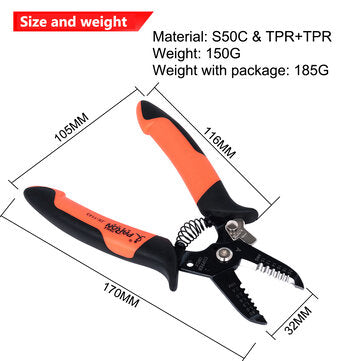 PARON Jx-d4143 Multi-functional Four-in-one Line Pressing Suit Easy Carrying Terminals Pliers Kit