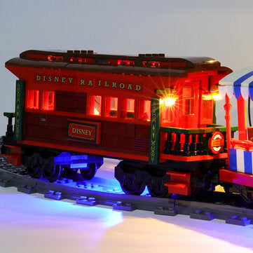 YEABRICKS DIY LED Light Lighting Kit ONLY For LEGO 71044 Station Block Car Bricks Toy