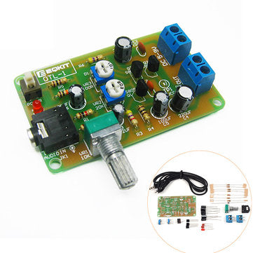 5pcs EQKIT OTL-1 Power Amplifier Circuit DIY Kit High Sensitivity OTL Discrete Component Amplifier