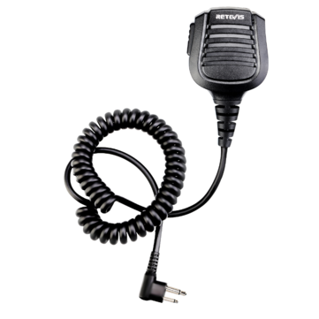 Retevis C9075A HM004 Motorcycle Double Needle Microphone for Two Way Radio Station IP55 Waterproof