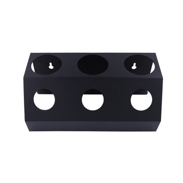 3 Hole Crystal Cup Holder Cup Storage Home Kitchen Glass Cup Bottle Cleaning Dryer... (COLOR: BLACK)