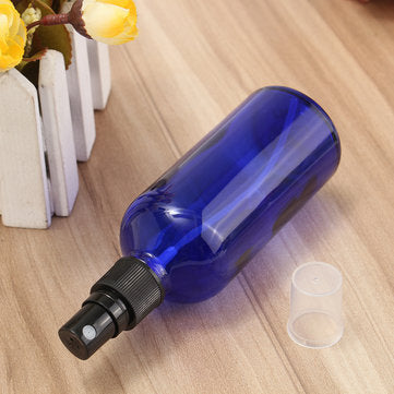 100ml Blue Glass Spray Bottle Aromatherapy Essential Oil Storage Liquid Container Empty Jar