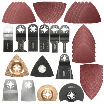 38pcs Saw Blades Oscillating Multitool Set for Fein Multimaster Makita Oscillating Tools