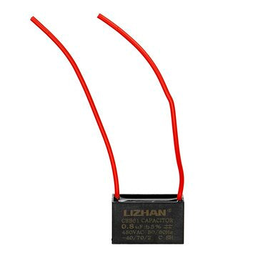 10pcs CBB61 450V 0.8uf Starting Capacitance AC Fan Capacitor CBB Motor Run Capacitor 450V 0.8F
