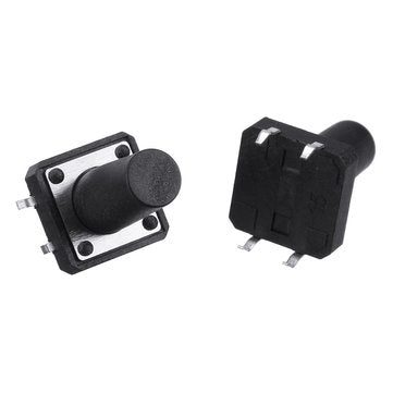 100pcs Momentary Tactile Push Button Switch 12x12x16mm