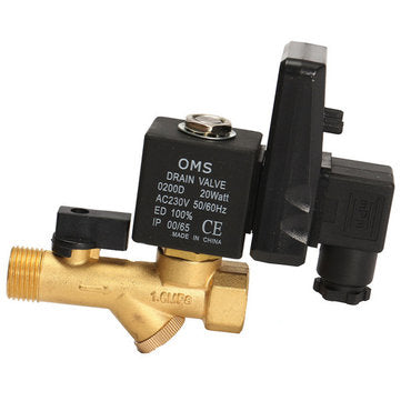 1/2inch AC 220V Automatic Electronic Timed Valve Air Compressed Gas Drain Valve