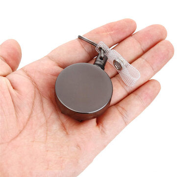 Metal Electroplated Snap Fastener 4.25Oz Max Loding Weight 68cm Length Fastener For Key ID Card Stor