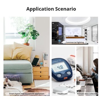 Zemismart Tuya bluetooth Hub WiFi Smart Home Bridge Wireless Remote Controller BLUE Sig Mesh