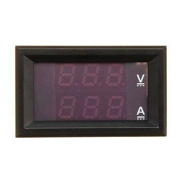 0.56" Red+Red Dual LED Display Mini Digital Voltmeter Ammeter DC 100V 100A Panel Amp Volt Voltage Cu