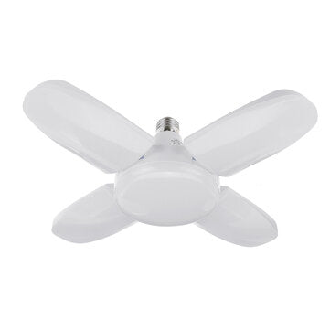 AC85-265V E27 60W Universal Deformable Foldable Garage Lamp 235LED Ceiling Adjustable Shop Light Bul