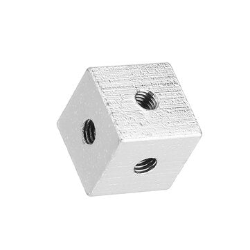 50pcs 10x10x10mm Six-sided Copper Fixed Block Six Sides Nut Plate Connection Block 10 * 10 * 10 Squa