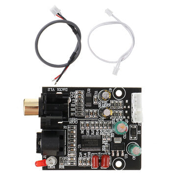 DAC Digital Decoder 24 Bit 192K Optical Fiber Coaxial Decoding Board CS8416+CS4344 for Amplifier