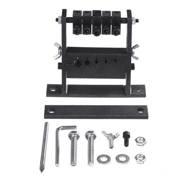 5 Size Holes Black Manual Cable Wire Stripper Machine for 1-30mm Diameter Wires