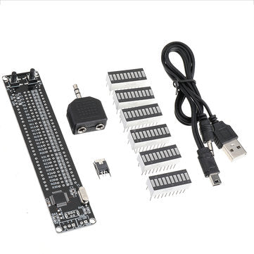 VHM-902 Mini Dual 30 Level Indicator VU Meter Stereo Amplifier Board Adjustable Light Speed Board Wi