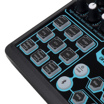 X9 MINI Computer External Mobile Phone Sound Card Repair Tone Mixer Suitable for Home Computer Recor