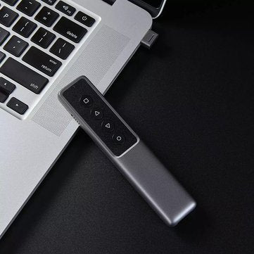 GUILDFORD Wireless Presenter Laser Flip Pen PPT Laser Page Pen Clicker Presentation Pen with USB rec