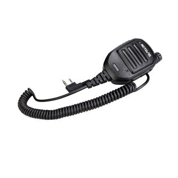 RETEVIS New HK008 2-Pin Plug Handheld Microphone Speaker with Adjustable Volume Knob