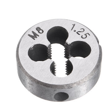 Drillpro 10Pcs Metric Circular Die Set M6/M7/M8/M10/M12 Thread Die for Screw Tap