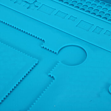 Silicone Electronic Repair Mat Magnetic Soldering Mat Heat Insulation Pad Silicon Soldering Mat