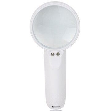 Deli 9098 Portable Magnifier Children`s Optical Magnifier with LED Night Light 3.5x Magnifying Glass