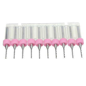 Drillpro DB-P3 10pcs 1.0mm Carbide Micro PCB Drill Bit CNC Jewelry Rotary Tool For PC Boards