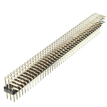 5Pcs 2.54mm 3x40P Male Pins Three Row Right Angle Pin Header