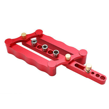 Drillpro Self Centering Dowelling Jig Metric Dowel 6/8/10mm Punch Locator Drilling Tools for Woodwor