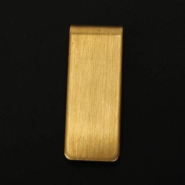 Brass Wallet Metal Clip Male Lady Note Holder EDC Note Retro Copper Thick Section