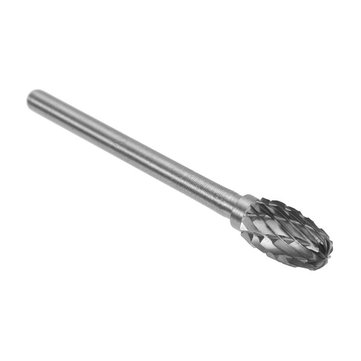 Wolike 10pcs 3mm Shank Tungsten Carbide Burr Rotary File Drill Bits Cutter