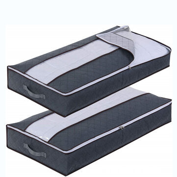 Underbed Storage Bag Organizer Space Saver Clothes Container 39x6x20"
