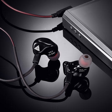 QKZ VK3 Metal Strong Bass Hifi In-ear Earphone Noise Cancelling Headset With Mic For Mobile Phone