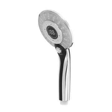 Bakeey LED Light LCD Display Third Gear Water Flow Self Illumination Temperature Control Shower Head