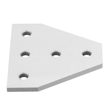 Machifit Aluminum 5 Holes T Shape Join Plate Corner Bracket for 2020 V-slot Aluminum Profile